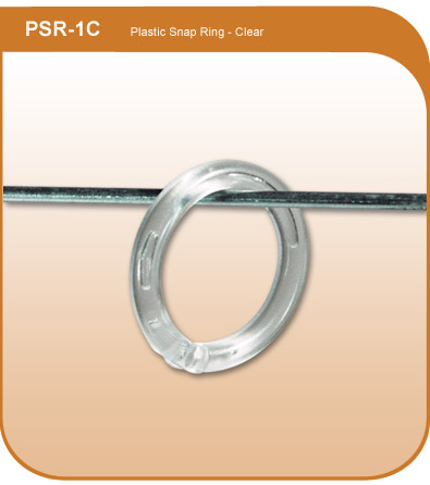 Clear Plastic Split Ring