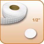 Hook Coins - White - 1/2 inch