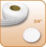 Hook Coins - White - 3/4 inch