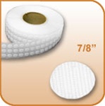 Hook Coins - White - 7/8 inch