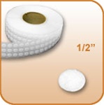 Loop Coin - White - 1/2 inch