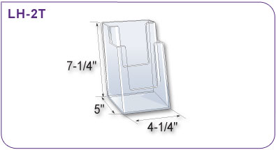 Two Tiered Acrylic Literature Holder