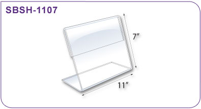 Slant-Back Sign Holder
