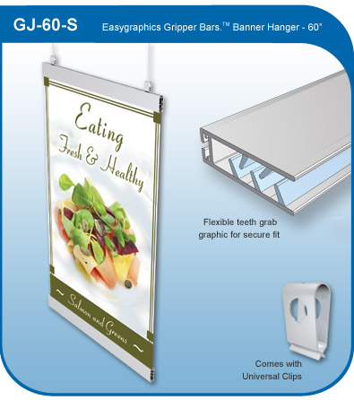 Plastic SnapGraphics Grippers Poster and Banner Hangers