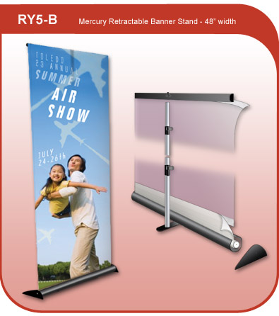 Retractable Banner Display Stand