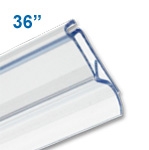 Banner Hangers Clear Plastic Snap Lock Series 36" 2000-36C
