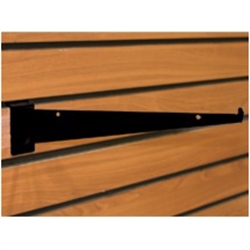 2117BK - 12" Black Slatwall Shelf Bracket