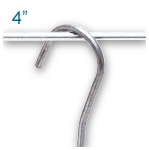 4004C2 - Steel Double C-Hook - 4" Length