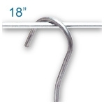 Steel Double C-Hooks 18" Length 4018C2
