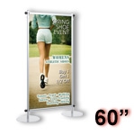 AST5-S - Apollo Snapgraphics Display Stand - 60 inch - Silver