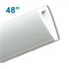 BBH-48W - 48 inch Budget Banner Hanger and Poster Display - White Plastic