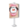 BDG1-S - Budget Banner Hanging Stand - Silver