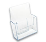 EBH-8 - Free-Standing Clear Acrylic Brochure and Literature Display Holder - 8-1/2 in. w x 9-1/2 in. h