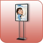 LF228-B - Poster Sign Stand - Black