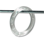 PSR-1C - 1" Clear Plastic Snap Display Ring