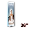 UB4-36 - Ultra UB Banner Display Stand - 36 inch - Double Sided